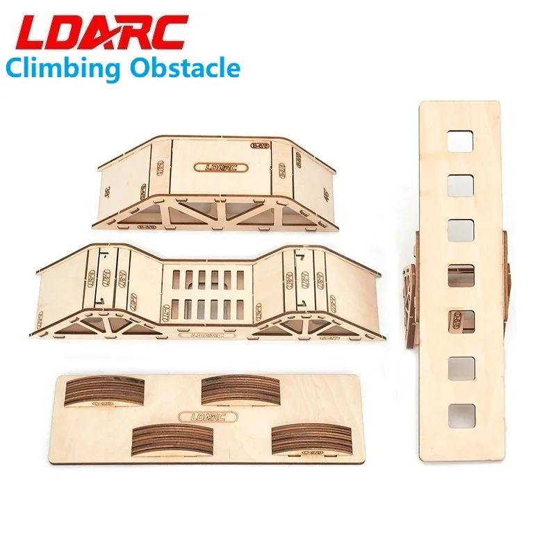 

LDARC Mini Climbing obstacle scene COMBO-1 Ramp bridge seesaw bridge wire bridge for 1:43 1:58 1:64 1:76 MINI RC Car indoor