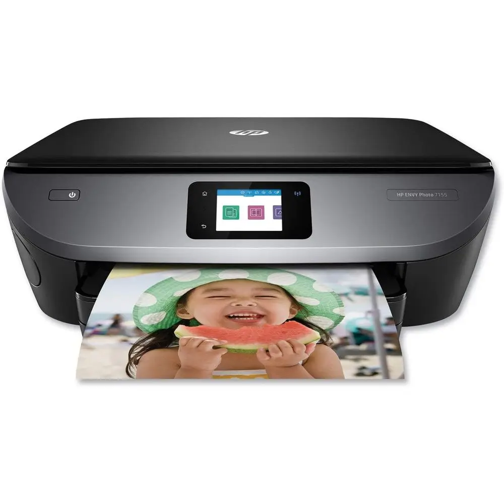 

Envy Photo 7155 All-in-One Photo Printer with WirelPrinting, Ink, Works with Alexa (K7G93A)