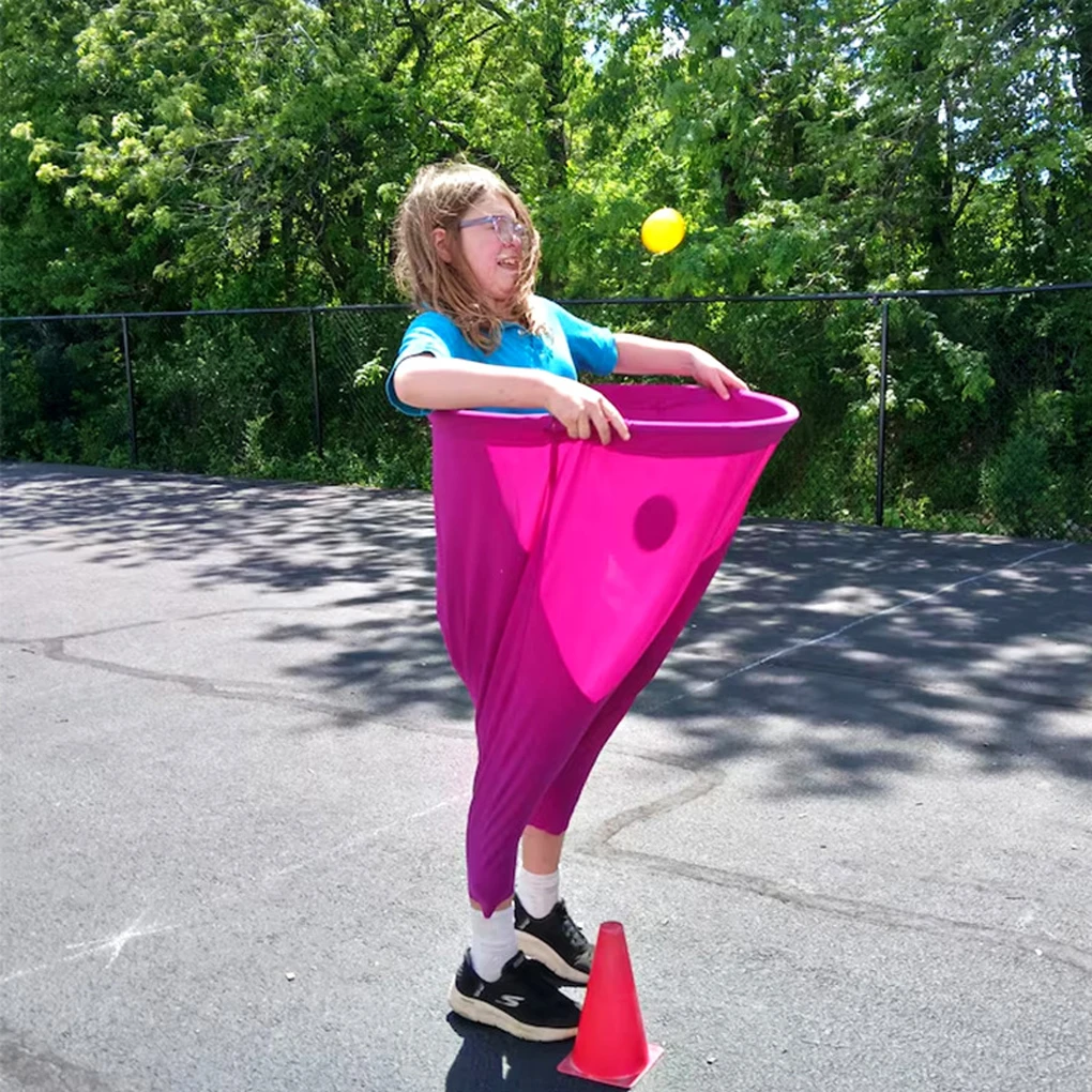 Set da gioco da giardino con pantaloni da nonna Divertenti giochi da lancio per genitori e figli Giocattoli con palline rimbalzanti Giochi di riunione di feste con pompa d'aria