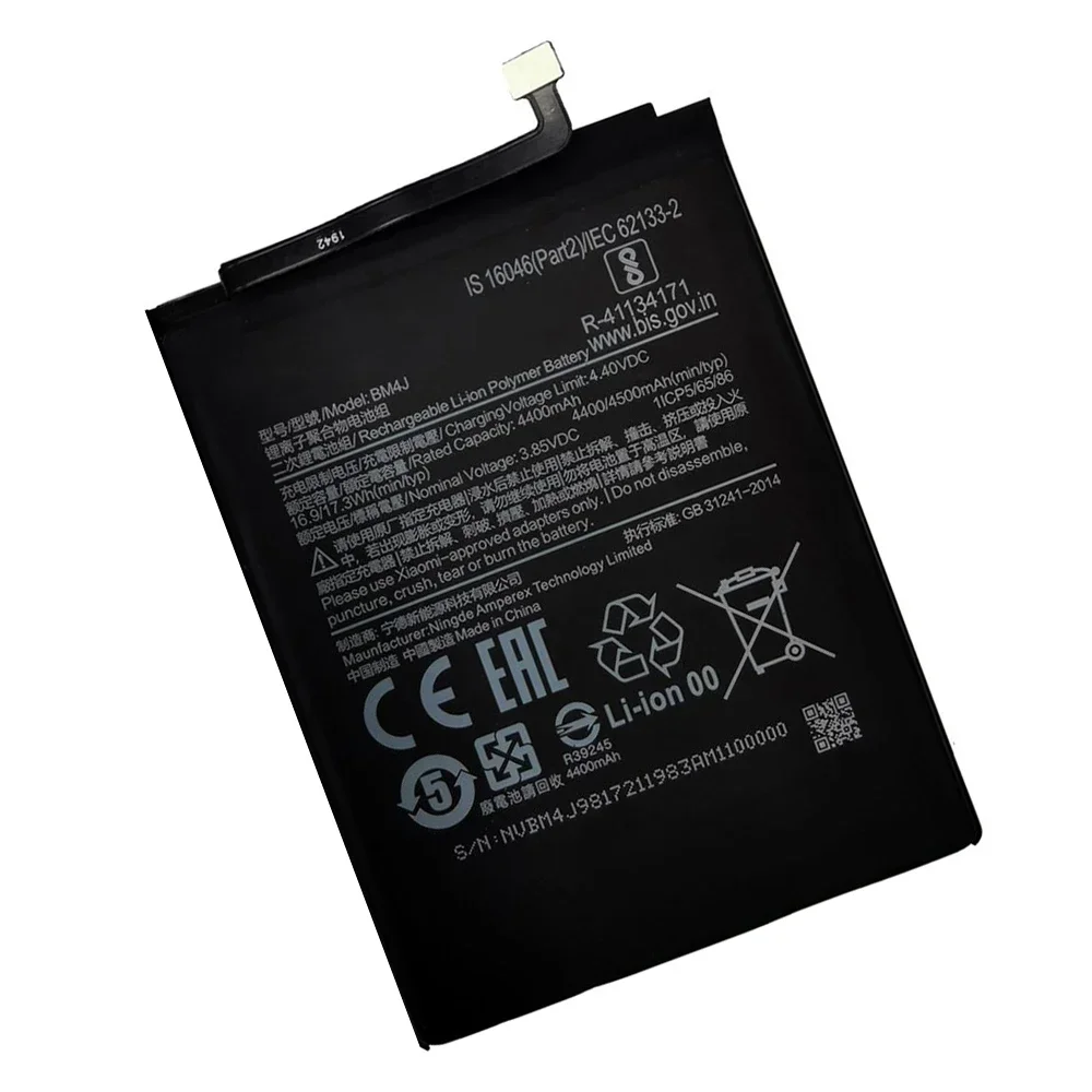 Batería 100% Original BM4J de 4500mAh para Xiaomi Redmi Note 8 Pro Note8 Pro, batería de teléfono de repuesto auténtica, herramientas de regalo y pegatinas