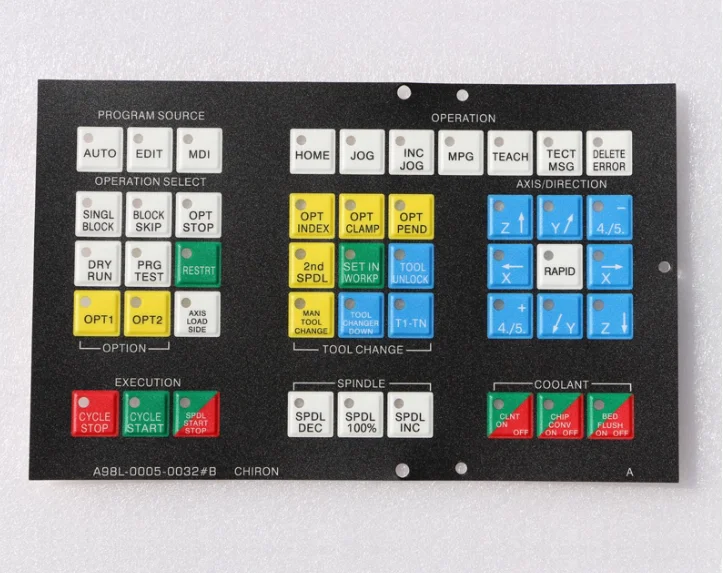 

Brand new A98L-0005-0032 # B key film