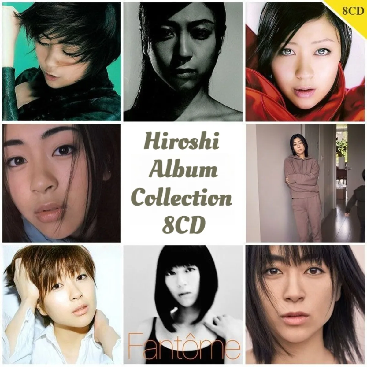 

Коллекция альбомов Hikaru, 8 CD-дисков (только диски, без обложек), музыкальные записи для автомобиля, домашней аудиосистемы, для любителей музыки