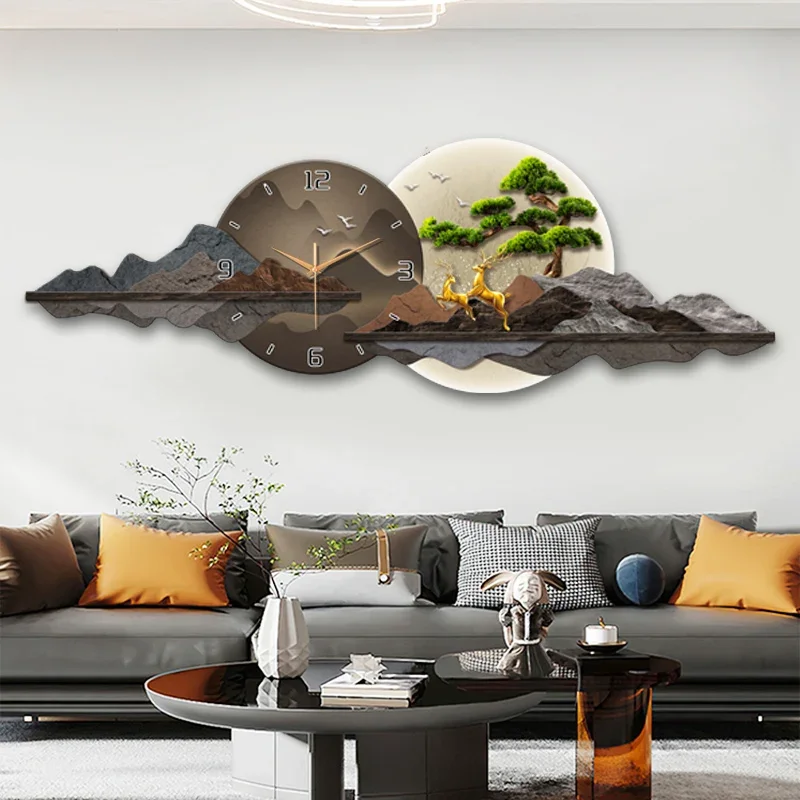 

Nordic Restaurant Wall Clocks Digital Luxury Large Art Mural Wall Watch Big Size Modern Relogio De Parede Home Decoration