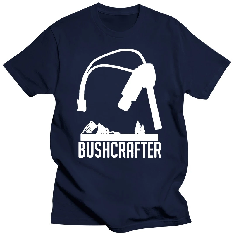 Men's Bushcrafter, The Firesteel t shirt Designs 100% S-3xl Original Interesting Building Summer Style Natural shirt