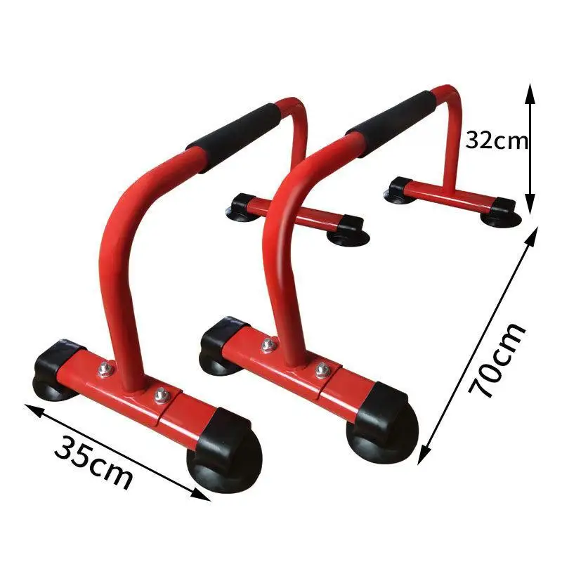 

Dip Stand Station Adjustable Height Dip Station for Strength Training Heavy Duty Steel Parallel Push Up Stand