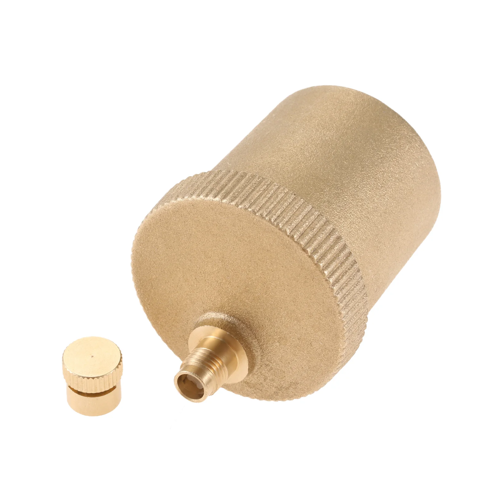 Brass 1/8 Inch Automatic Air Vent Valve Automatic Air Bleed Vent Float Valve for Hot Water Radiators Heating System Replacement