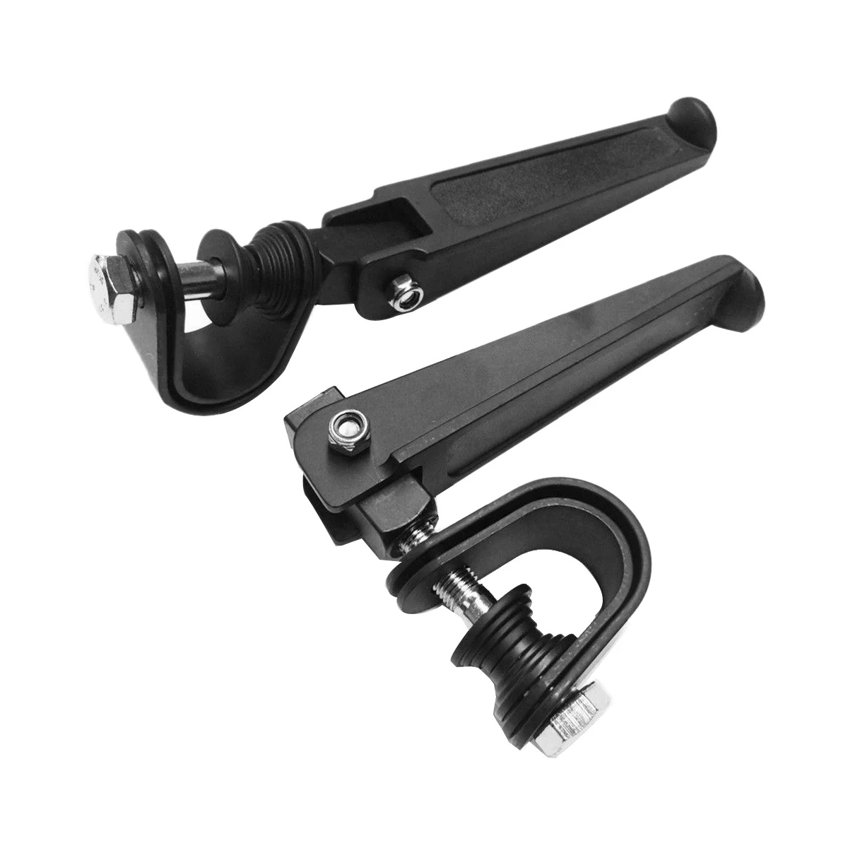 Motorbike Footrest Folding Bumper Footpegs Footpeg Bracket for Harley-Davidson Honda Suzuki B