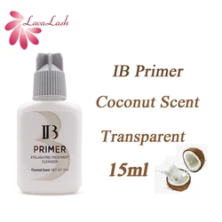 IB PRIMER For Eyelash Extensions Glue Korea Original Professional Clear False Eyelashes IB Primer Banana Flavor 15ml Makeup Tool