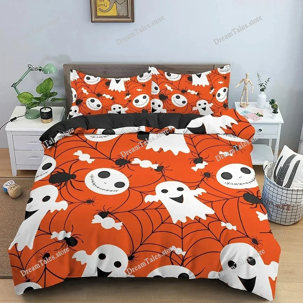 3D Print Bedding Set Halloween Pattern Duvet Cover Comforter Covers Single Twin King ​Size Quilt Cover With Pillowcase