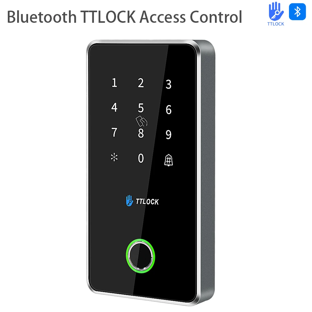 

TTLock APP Remote Control Standalone Metal Access Controller Reader Support Fingerprint Card Password App Alexa IP67 Waterproof