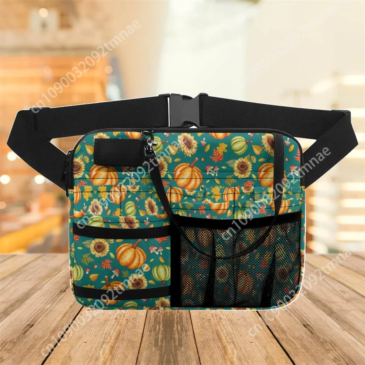 Thanksgiving Pumpkin Fanny Pack Daily Portable Custom Strap Shoulder Waist Bags Design Organizer Storage Bolsas Para Mujeres