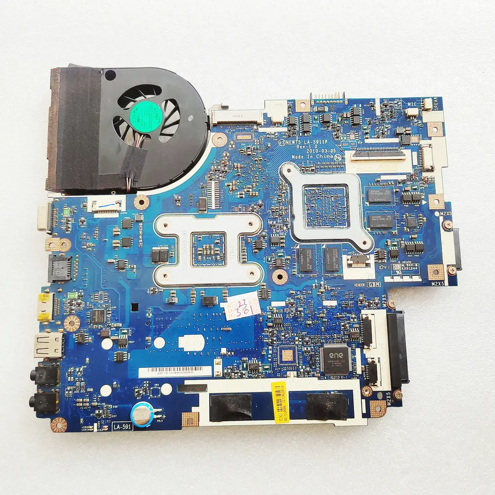 NEW75 LA-5911P For Acer Aspire 5551G 5552G Laptop Motherboard MBPUU02001 Mainboard  MB.WVE02.001 LA-5911P 100% OK