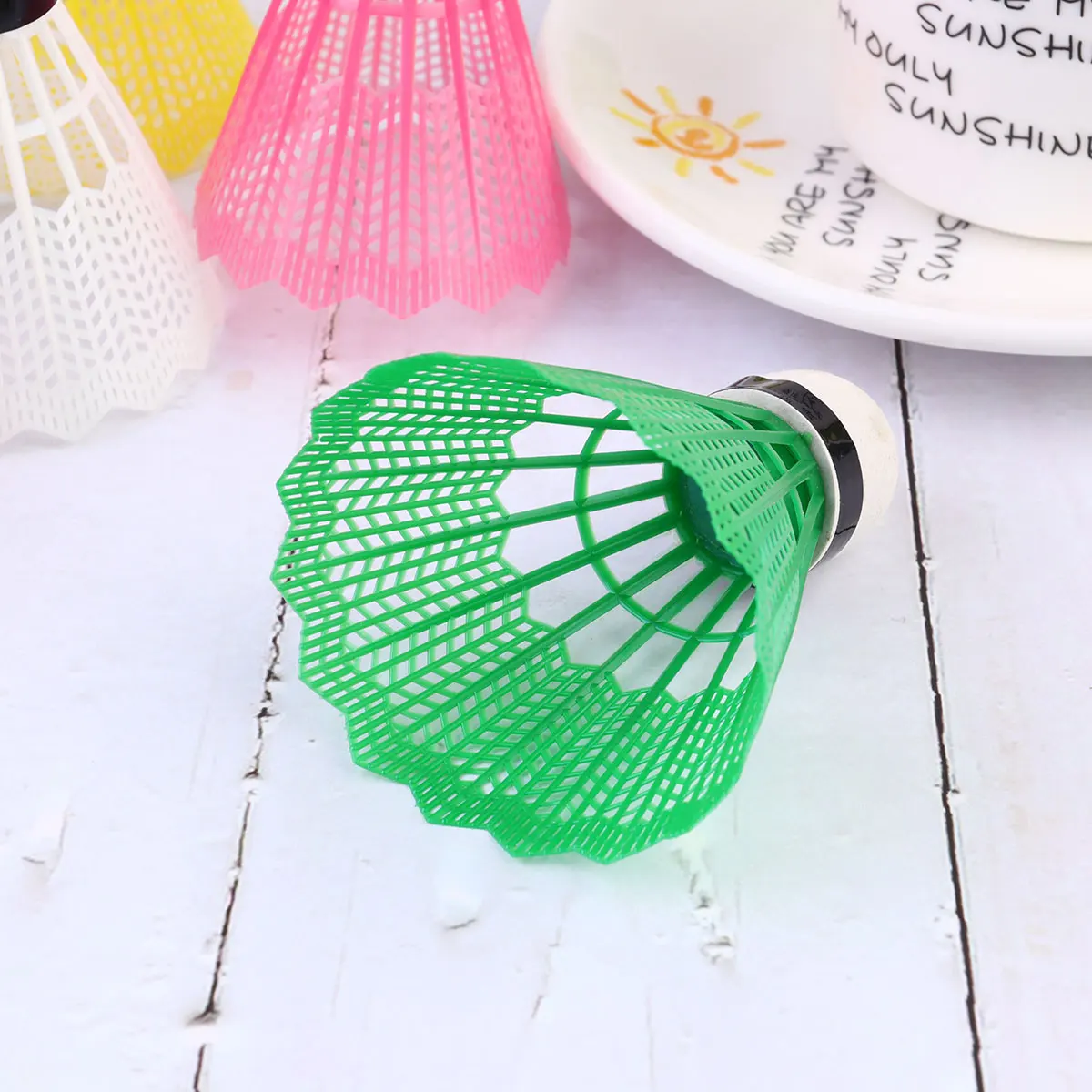 

6 Pcs Colored Badminton Balls Shuttlecocks Outdoor Sports Equipment Colorful