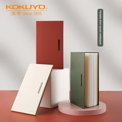 KOKUYO Portable Agenda Monthly Planner Book Self Filled Date Notebook Low Key Luxury Retro Style блокнот 4mm Square Handbag