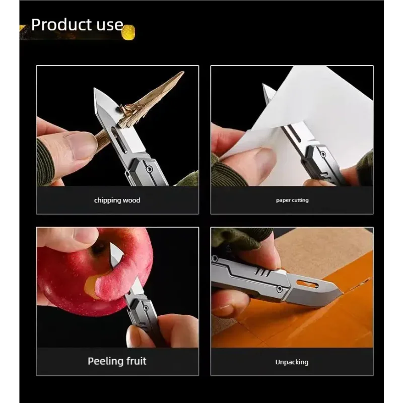 Folding Outdoor Pocket Knife，High Hardness Camping Mini Knife，Multi -purpose Fruit Knife，Applicable To Outdoor,Travel Survival