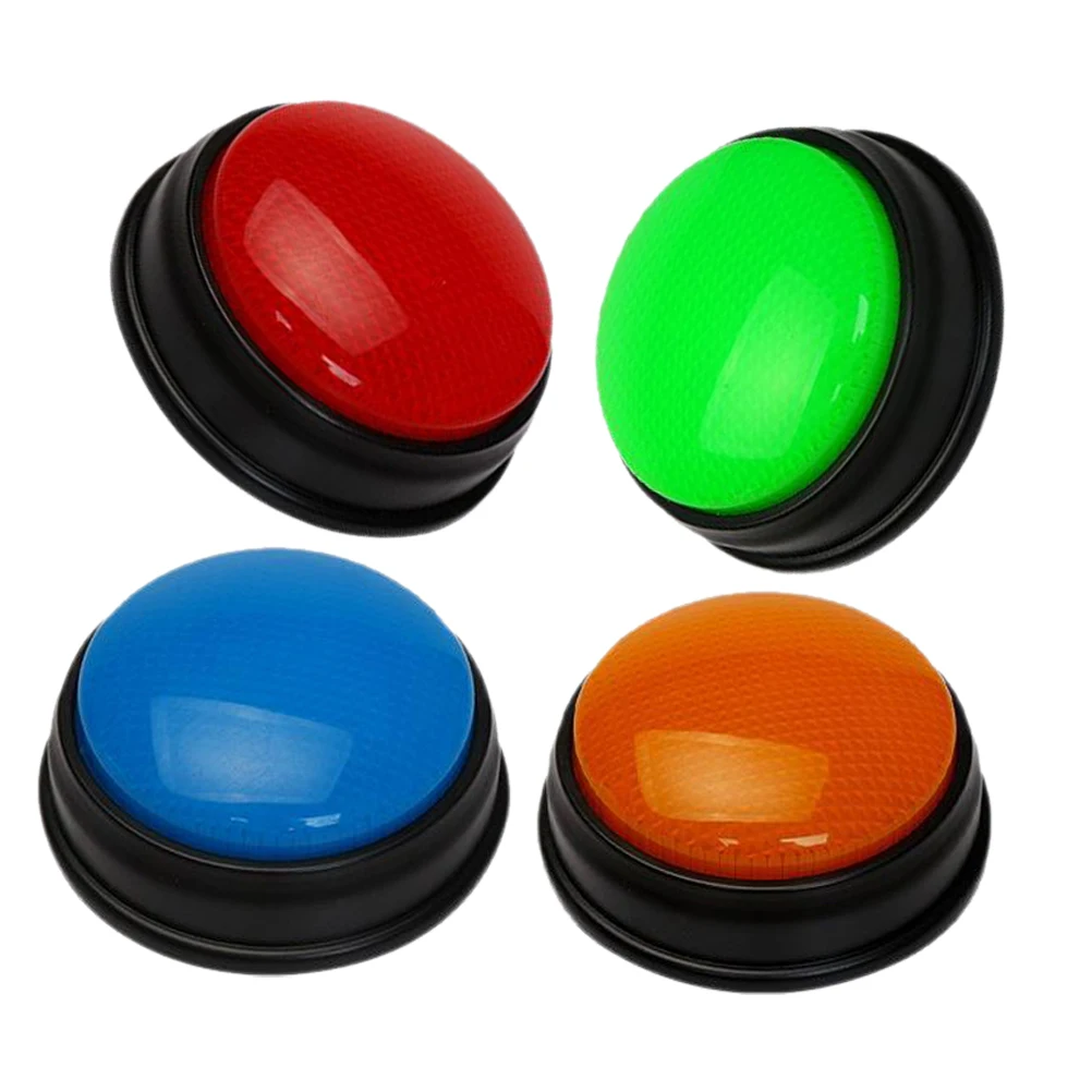 

4 Pcs Light up Gaming Kids Educational Toys Interactive Classroom Plastic Flashing Answer Buzzers for Children Party Game