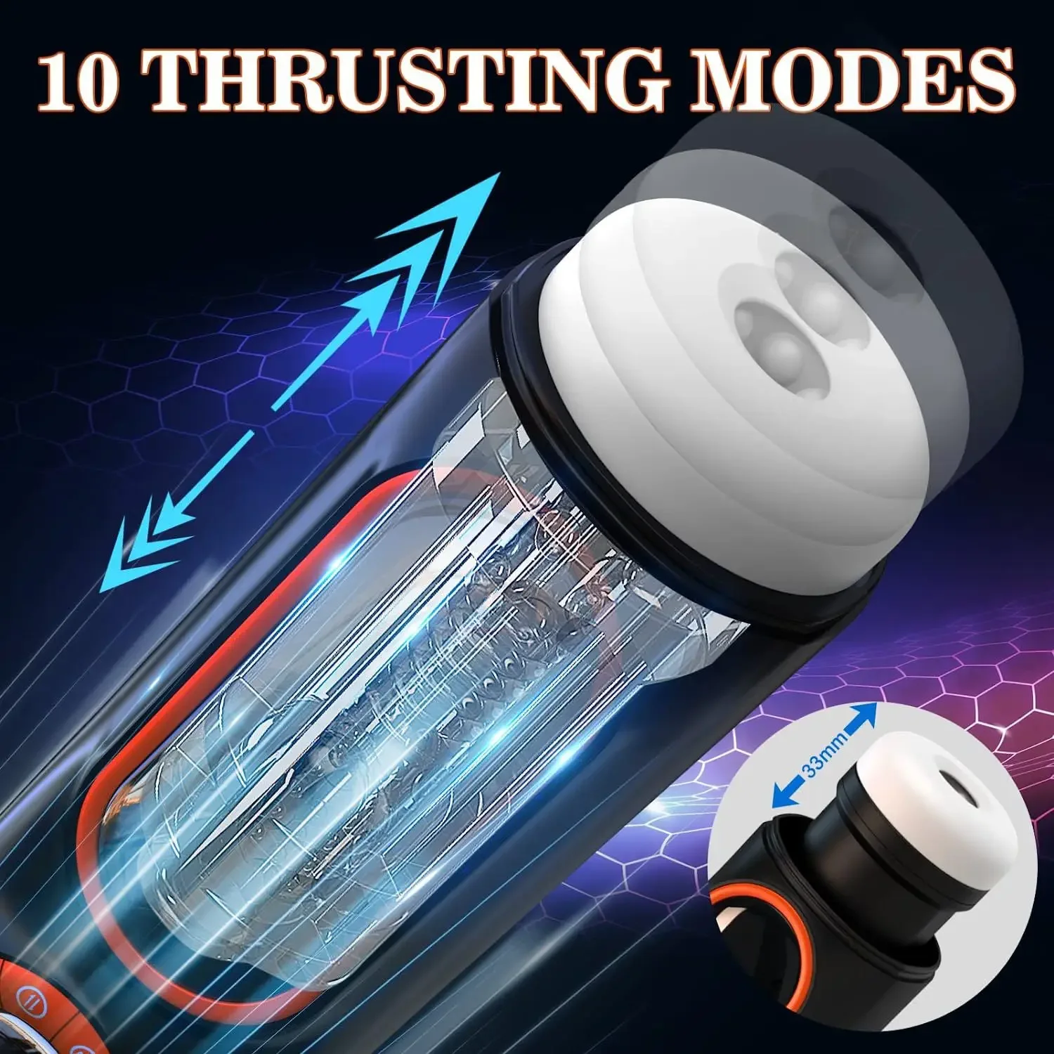 Powerful Vibrating And Automatic Telescopic Blowjob Sucking Vagina Vibrating Cup Male Masturbator Cup Stroker Adult Men Sex Toys