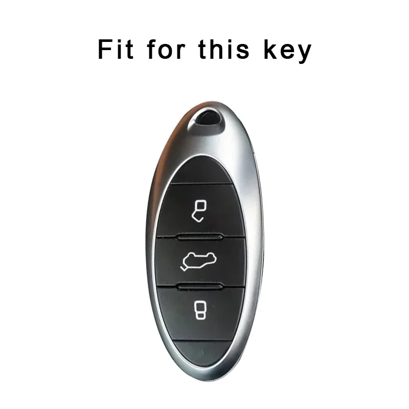 TPU Car Key Fob Cover Case Holder Protector Keychain Shell for 2021 FAW Bestune T77 T77pro New B70 T55 T33 T99 Auto Accessories
