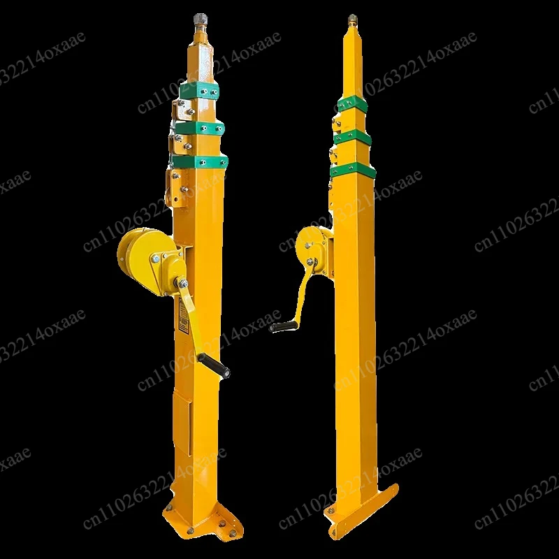 Manual telescopic mechanical winch, manual crank rod, lifting rod 3/4/5/6/8/9 meters