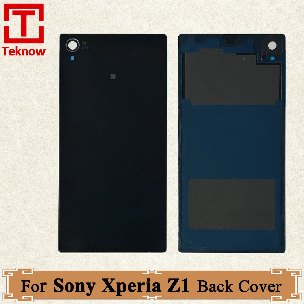 Original Back Cover For Sony Xperia Z1 Back Battery Cover C6903 C6902 C6906 SO-01F SOL23 Housing Case Rear Door Replacement