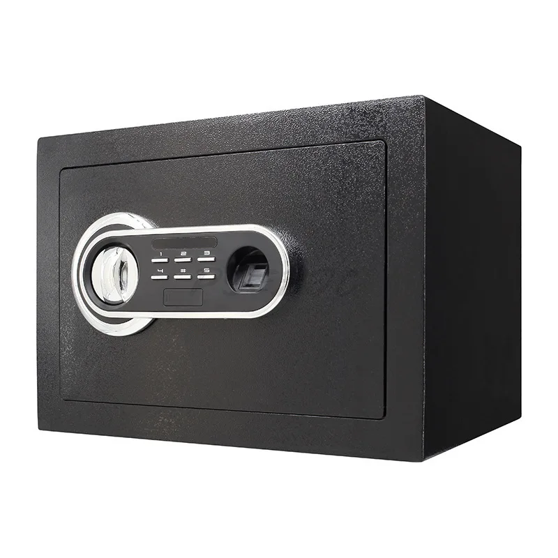 Anti Theft Office Commercial Fingerprint Safe Hotel Small Safe Deposit Box Fingerprint Unlocking Solid Steel Plate