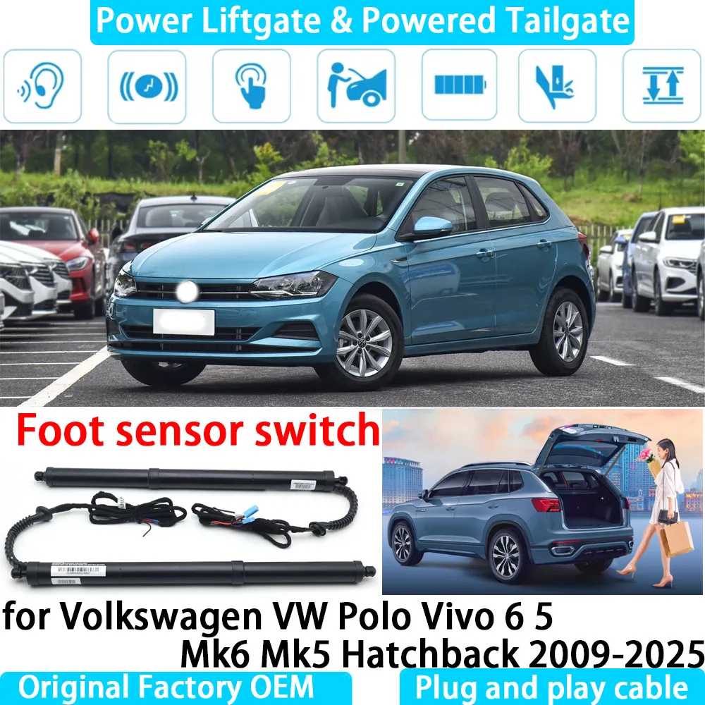 

for Volkswagen VW Polo Vivo 6 5 Mk6 Mk5 Hatchback Automatic Electric Power Liftgate Powered Tailgate Strut Tail Gate Lift System