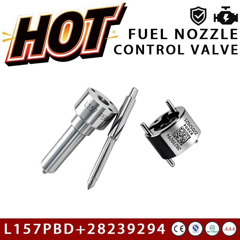 Automobile Fuel Oil L157PBD+28239294 Euro III Fuel Nozzle And Control Valve Combination Kit Compatible With  EJBR03401D LI2842