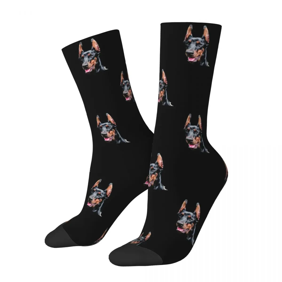 

Doberman Socks Harajuku Super Soft Stockings All Season Long Socks Accessories for Unisex Gifts