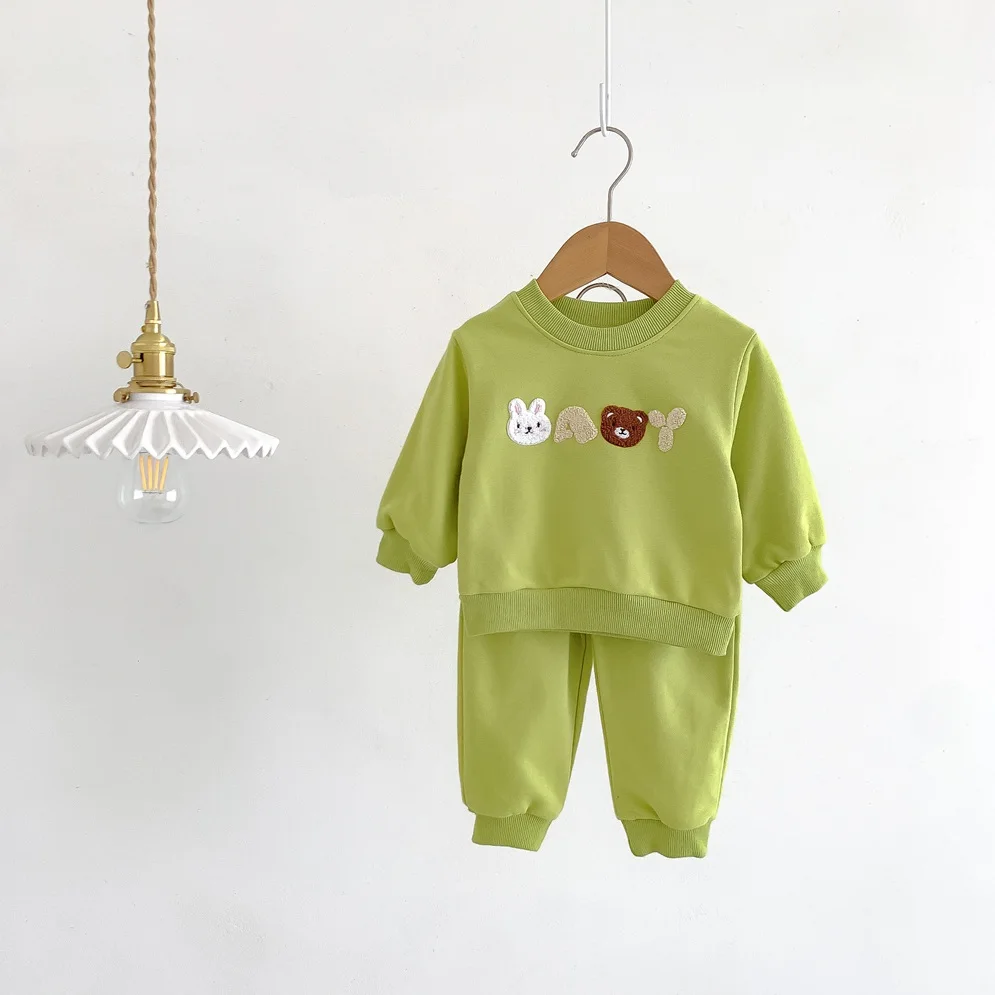 Cotton Casual Boy Girls Spring Autumnn Baby Night Suit Cartoon Summer Newborn 1-3Y Outfits Kids Boy Girl Pajamas Clothing Set