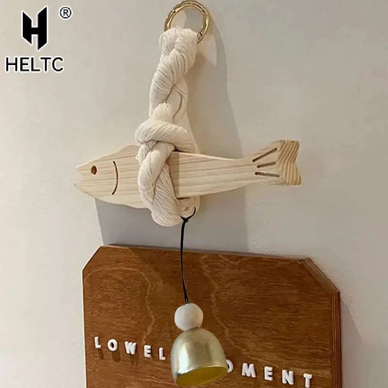 ❤Fish Car Ornament Pollack Wall Art Hangable Wooden Door Pendant Doorbell Hangable For Wall Door Wall Art Door Decoration