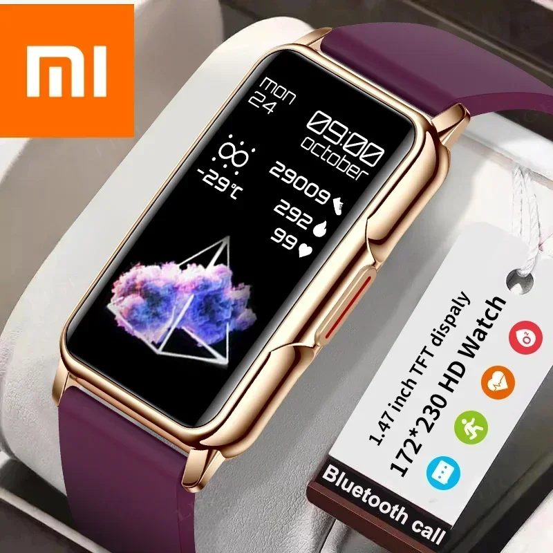 Xiaomi Smart Watch Women Men Bluetooth Connected Phone Music Fitness Sports Bracelet Sleep Monitor Man Smartwatch Women