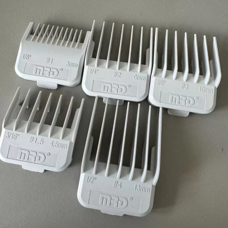 Pentes profissionais para máquina de cortar cabelo MRD, pente guia de corte profissional para Wahl com design magnético de metal 1,5/3/4,5/6/10/13MM