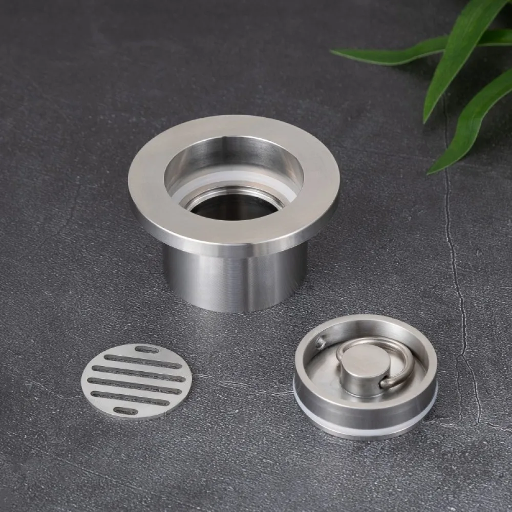 Stainless Steel Swimming Pool Drain Valve Spa Hot Tub Water Outlet Plug Seal Cover Accessory For Fish Pond Drainage System