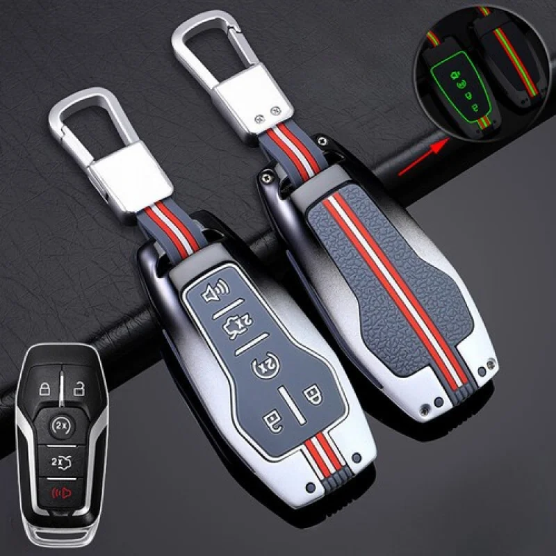 

A + силиконовый чехол для ключей от автомобиля из цинкового сплава для Ford Explorer Mondeo Mustang Fusion