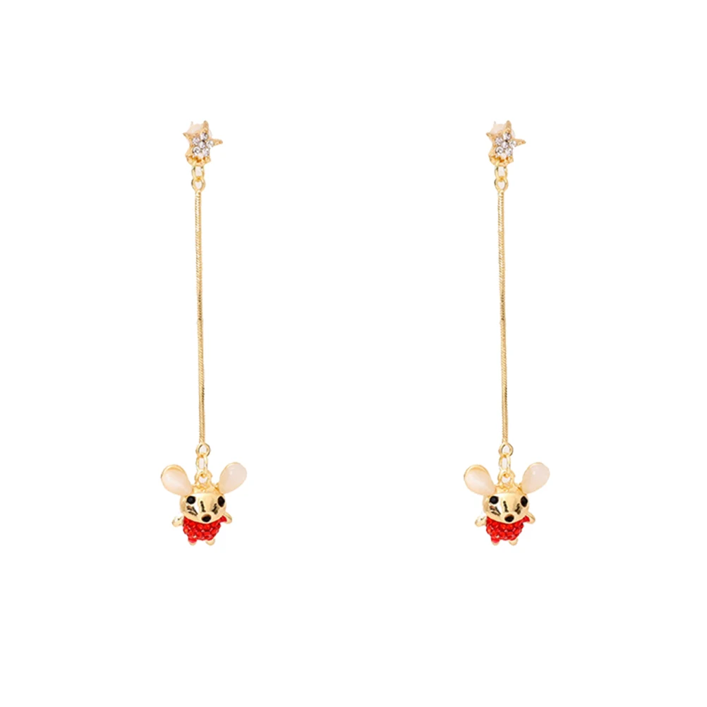 الأذن الديكور الماوس تصميم المجوهرات سنة سوار امرأة شكل نجمة المرأة القرط قلادة