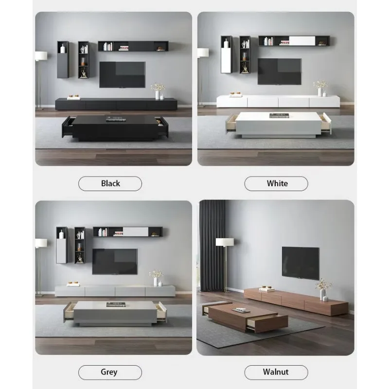 Fashion Simple Design Modern Living Room Furniture   Tv Cabinet Wooden Wall Tv Stands