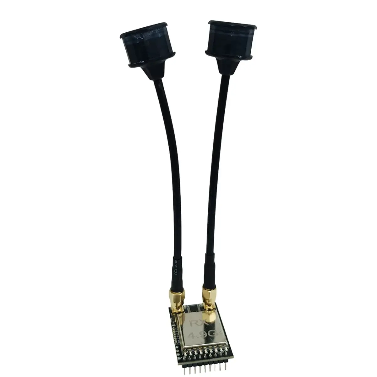 4.9-6G 5.8G VRX 80CH FPV Audio Video Receiver Dual Antenna High-Power VRX for FPV Long Range RC Drone