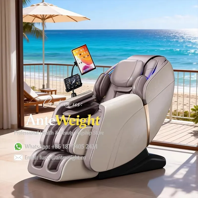 

Automatic Recliner 4D Massage Armchair Shiatsu Home Use Luxury Airbags Head Foot Massage