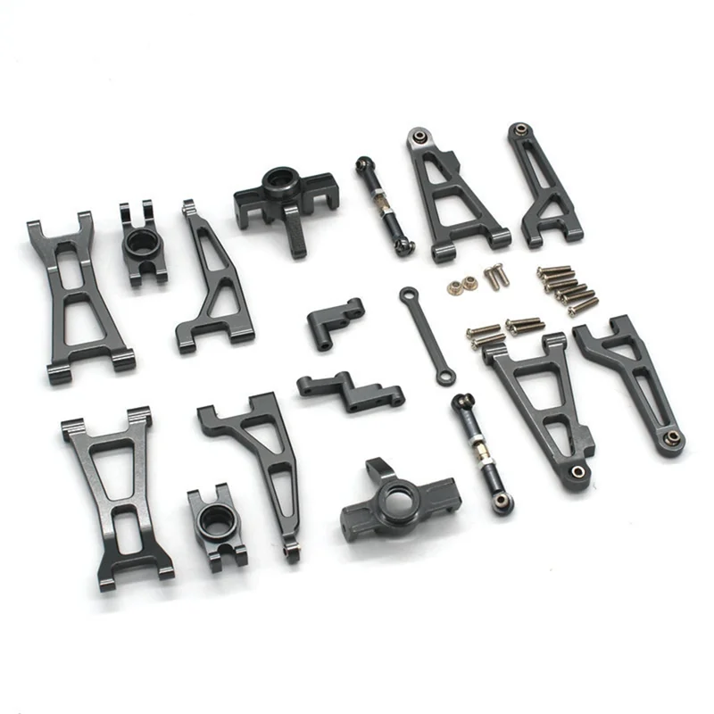 Metal Suspension Arm Steering Block Set for HBX 16889 16889A 16890 16890A SG1601 SG1602 1/16 RC Car Upgrade Parts Kit,3