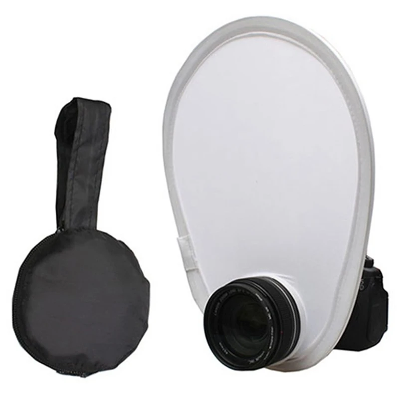 Universal Photography Flash Lens Diffuser Reflector Flash Diffuser Softbox For SLR Camera Lenses