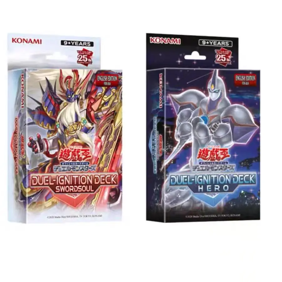 New Original English Yu gi oh Duel Monsters 25th Structure Deck:SORDSOUL HERO Advent of Eyes of Blue SD47 Collection Booster Box