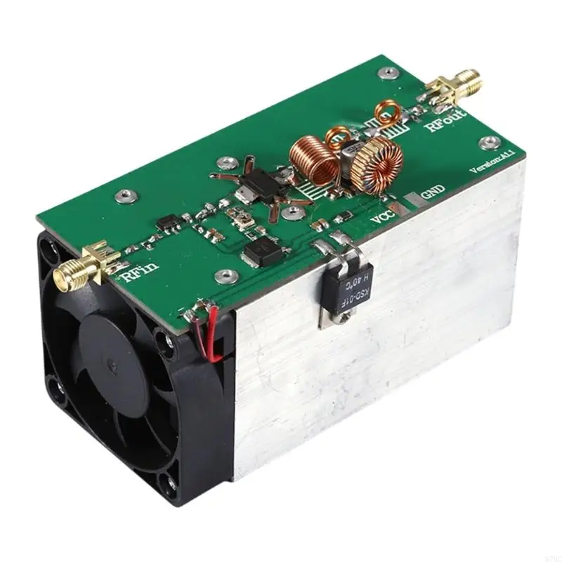 

87HC Wide Application Power Amplifier 50ohm SMA-K Port Intelligent Fan Heatsink VHF Radio Power Amplifier Transmitter
