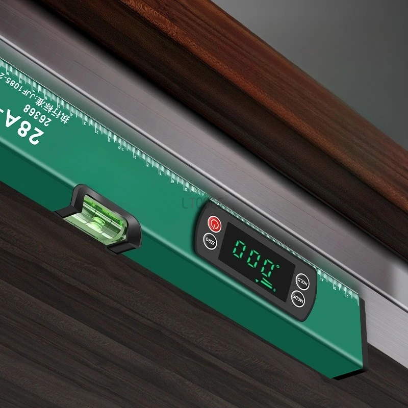 Strumenti per la lavorazione del legno Display digitale ad alta precisione Inclinometro digitale in lega di alluminio Livello magnetico con calibrazione automatica