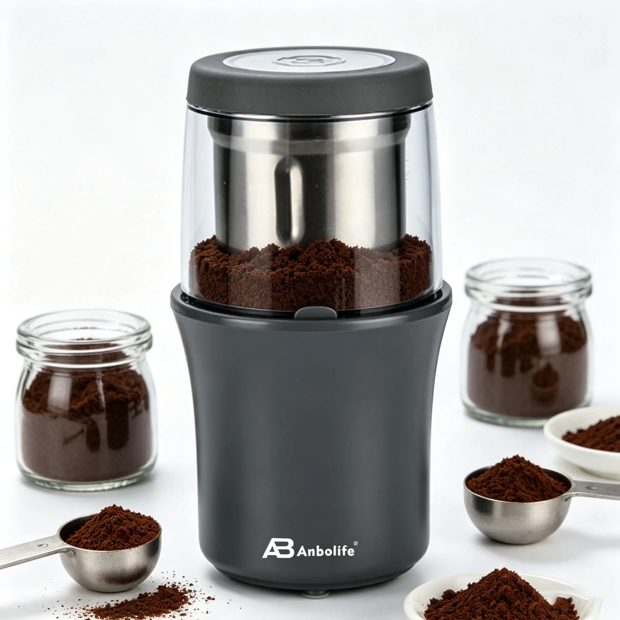 Professional Electric Coffee Grinder Factory OEM Wholesale Custom Stainless Steel Blades for Cafe, Travel & Home Use
