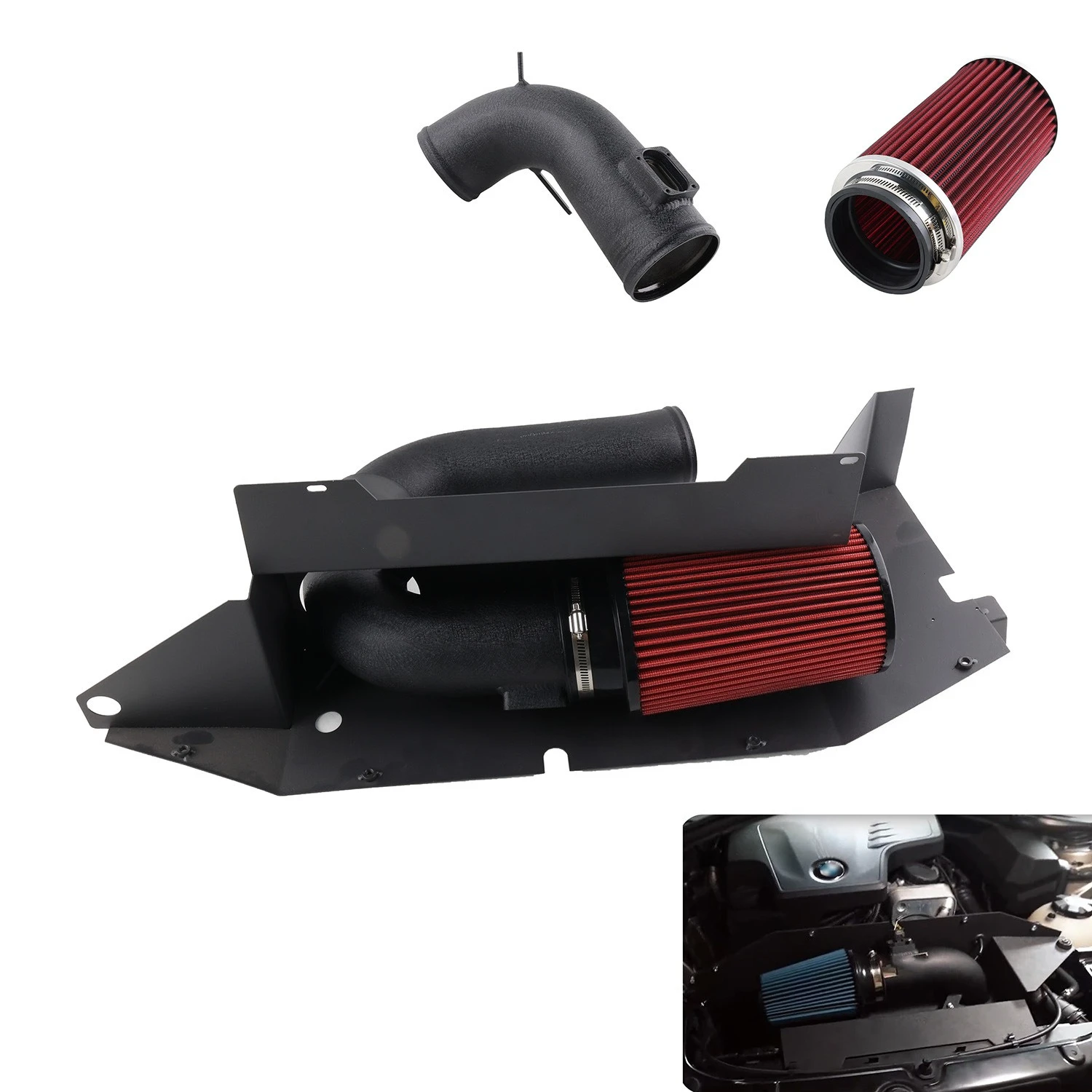 Cold air Intake N55 F20 F30 F31 M135i M235i Intercooler Turbo Charge Pipe for BMW F22 F23 M235 F20 M135 F87 M2 F32 435