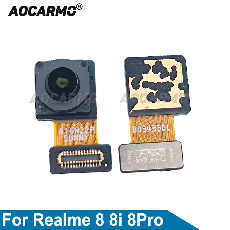 

Aocarmo For Realme 8 Pro 8i 8Pro Facing Front Camera Module Flex Cable Replacement Parts