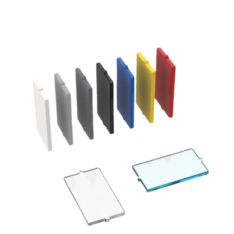 10 PCS MOC Bricks MOC Bricks 60602 Glass for Window 1x2x3 For Building Blocks Parts DIY Educational High-tech Parts Toys