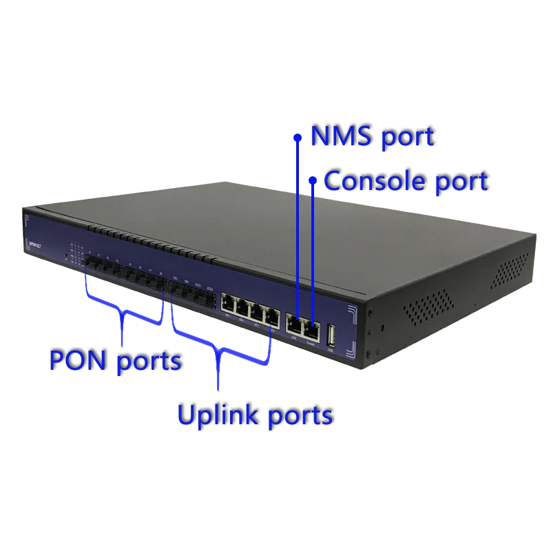 

Оптоволоконный Photon 10G Uplink mini OLT GPON 8 портов