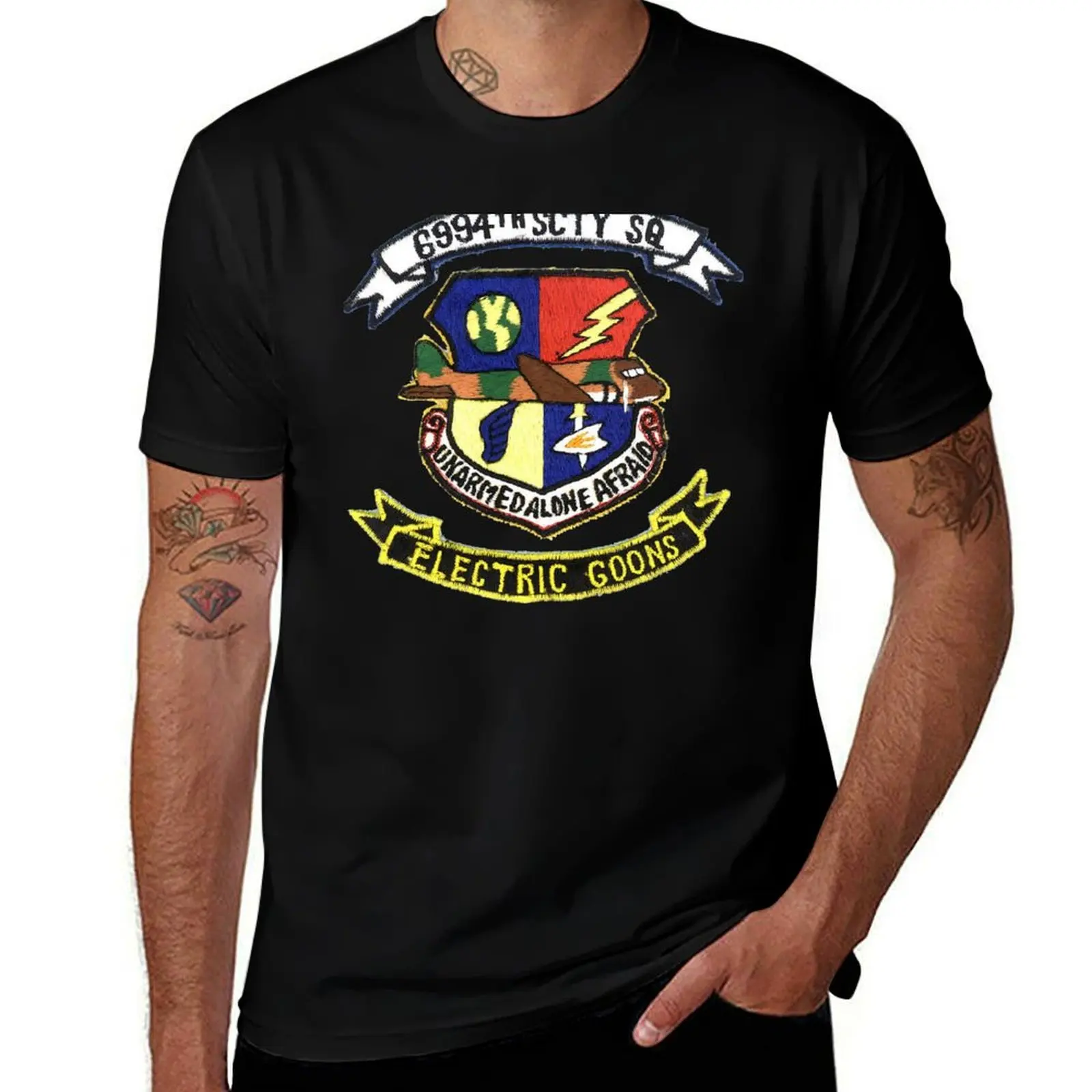 6994TH SECURITY SQUADRON T-Shirt men t shirt cotton 100% T-Shirt
