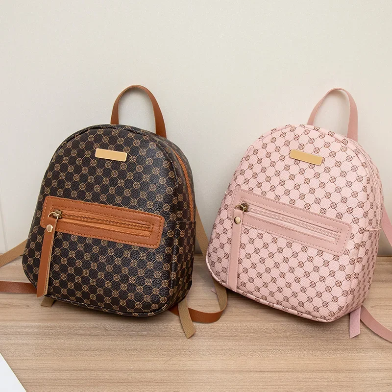 Flower backpack ladies bag fashion backpack female bag female fresh and sweet student bag